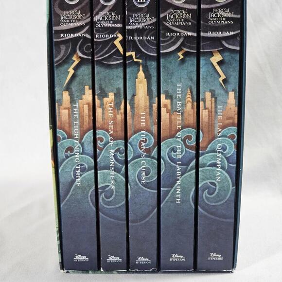 Percy Jackson and the Olympians 5 Book Paperback Boxed Set - Picture 2 of 7